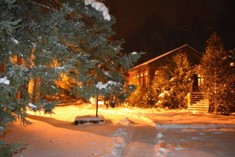 Chalet Alpine Sainte-Adele Bagian luar foto